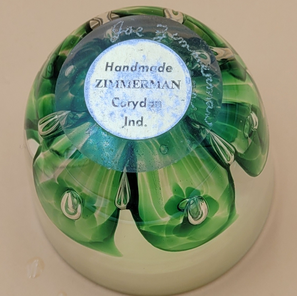 Zimmerman hand blown decanter set